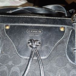 Black  COACH  Pocketbook 