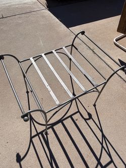 Iron bench