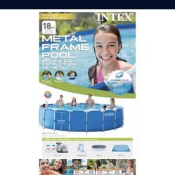 18FT Metal Frame Pool Intex  Summer