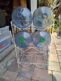 Water Bottles and Stand