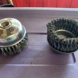 Weiler 6” Wire Cup Brush    2)units     Tools!