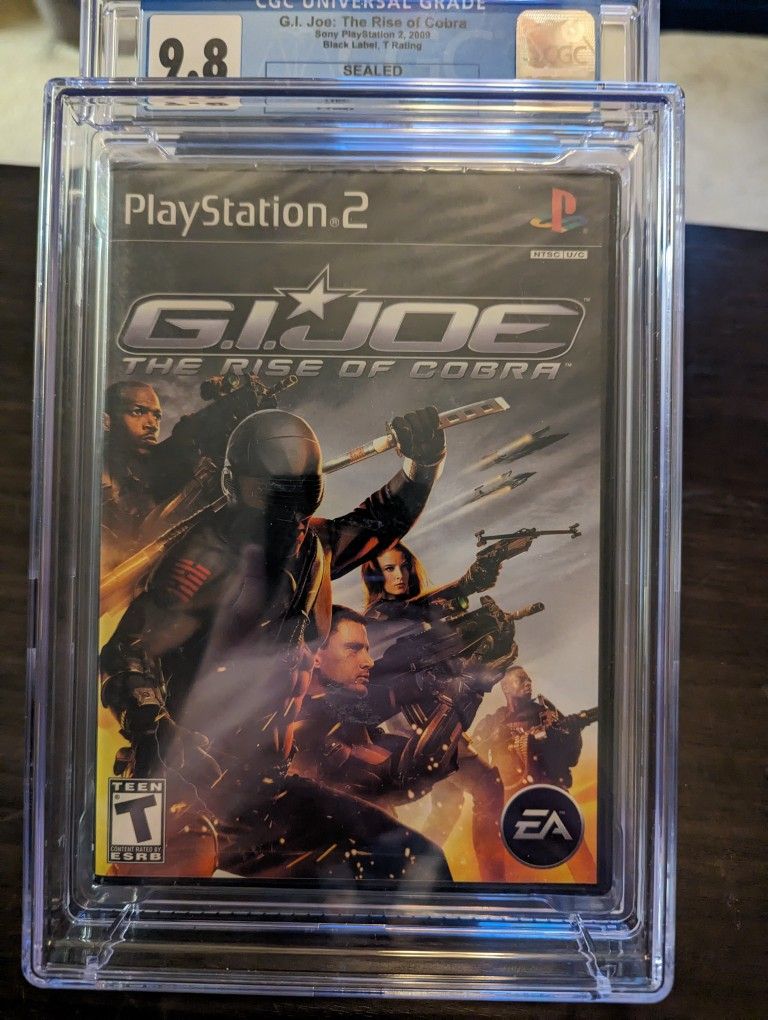 PS2 G.I.Joe The Rise Of Cobra Graded A+ 9.8