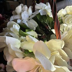 Ashland Brand Large White Magnolias Bundles (6)