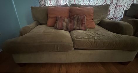 Light brown large couches