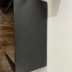 Black small desk/ tv stand