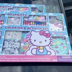 BNWT HELLO KITTY ..X L ..ACTIVITY SET $25 Each
