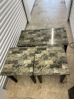 Marble 3-piece Coffee Table Marble Set 