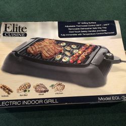 Elitecuisine Electric indoor grill 13 inches