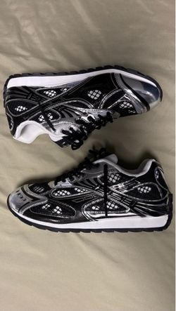 Bottega Veneta Orbit Sneaker Black Silver Size 9/42