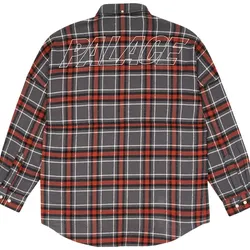 Palace Drop Shoulder Shirt Grey - Large