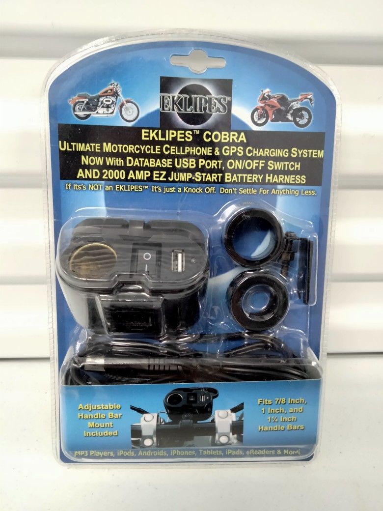 Eklipes Motorcycle Cellphone & GPS Charging System