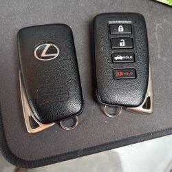 2 original genuine Lexus ES350 (2017) key fobs