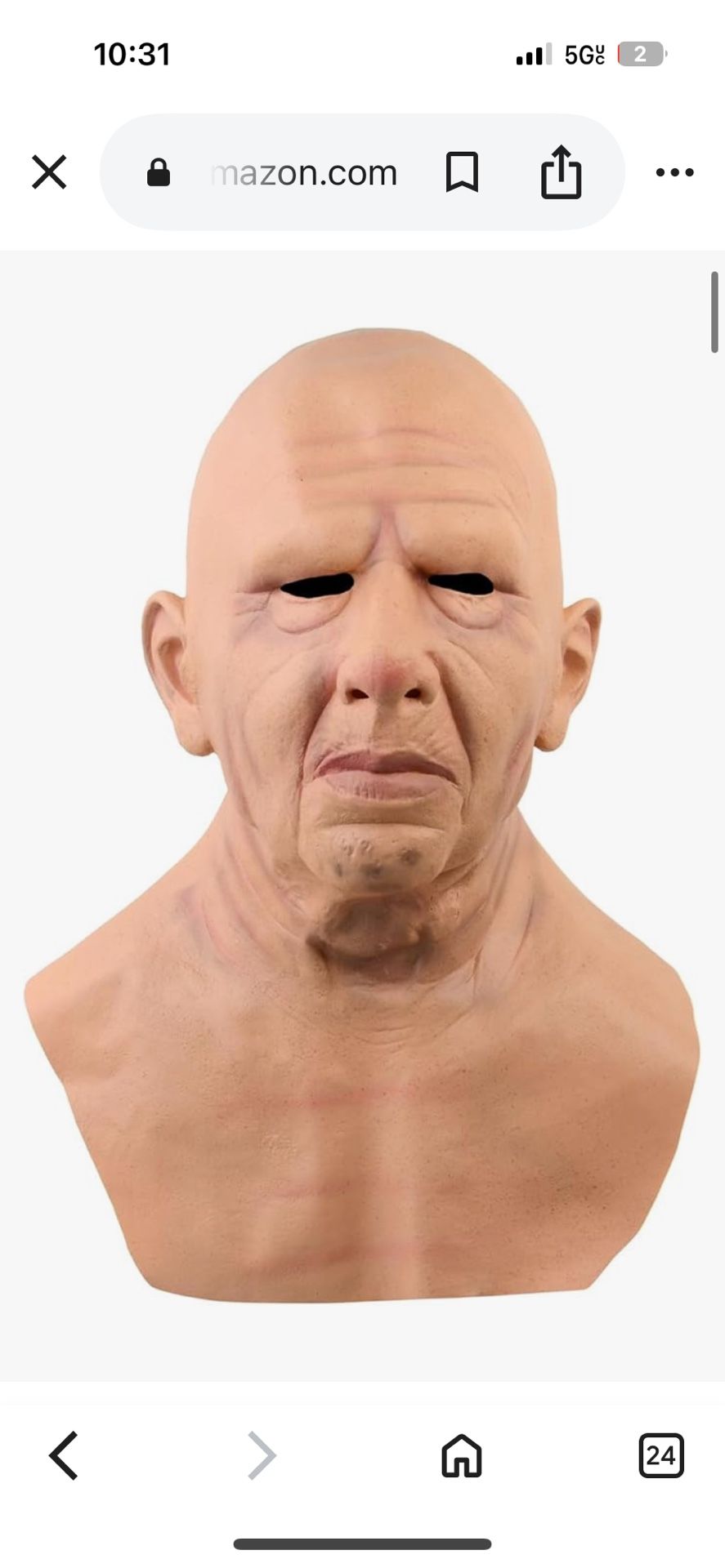 Realistic Full Mask New !! Halloween Costume