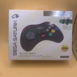 Retro Bit Sega Saturn 2.4 Gh Wireless Gamepad (slate grey)
