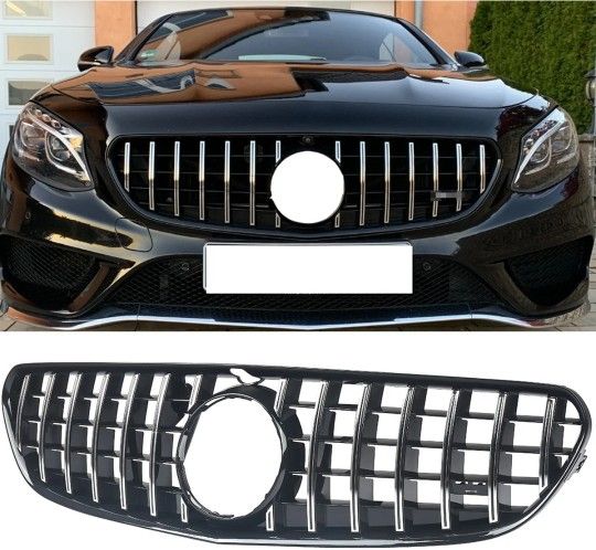 2015-2017 Mercedes S Class Coupe Grill For LED Star Lightup Emblem. 