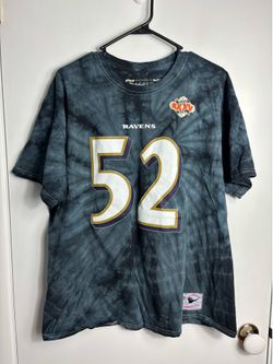 Mitchell & Ness Ray Lewis #52 Baltimore Ravens Super Bowl XXXV Tye Dye T Shirt