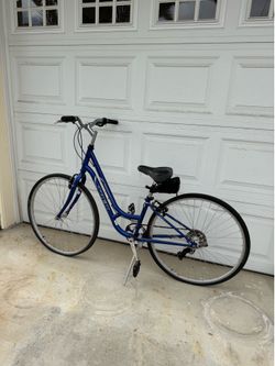 Trek 700 WSD - Women's hybrid steel  road bike blue