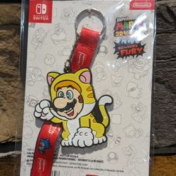 Cat Mario Keychain Unopened 