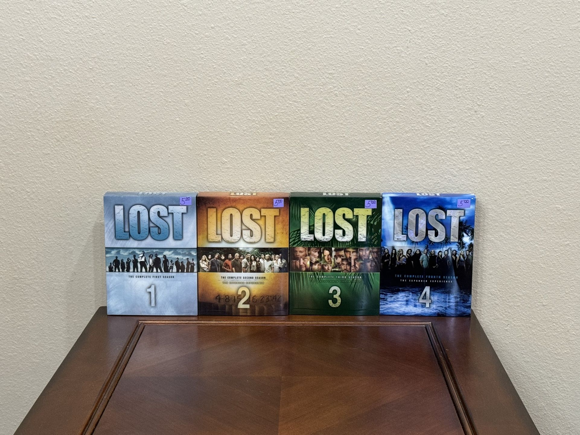 Lost - The Complete 1, 2nd & 3rd Season- $ 5.00 each