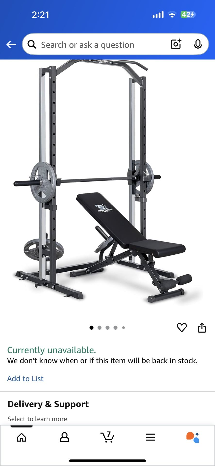 Brand new Compact Smith machine