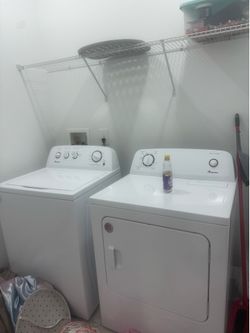 Washer and dryer set