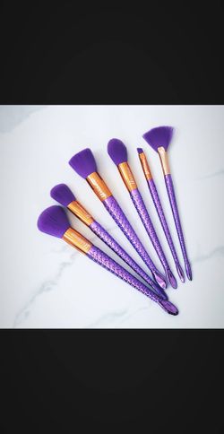 LA Makeup 6Pcs Purple Makeup Brush set