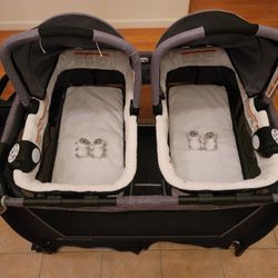 Baby TREND Retreat Twins Nursery Center