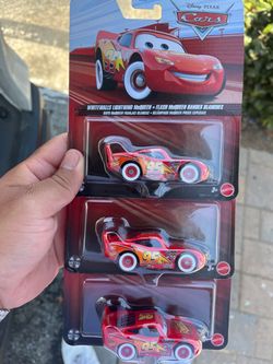 Disney Pixar cars diecast lightning McQueen rare white wall tires edition
