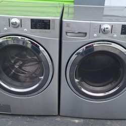 KENMORE SMART CONNECT STEAM FRONT LOAD WASHER AND GAS DRYER SET 