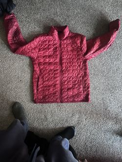Red The North face Puffer 