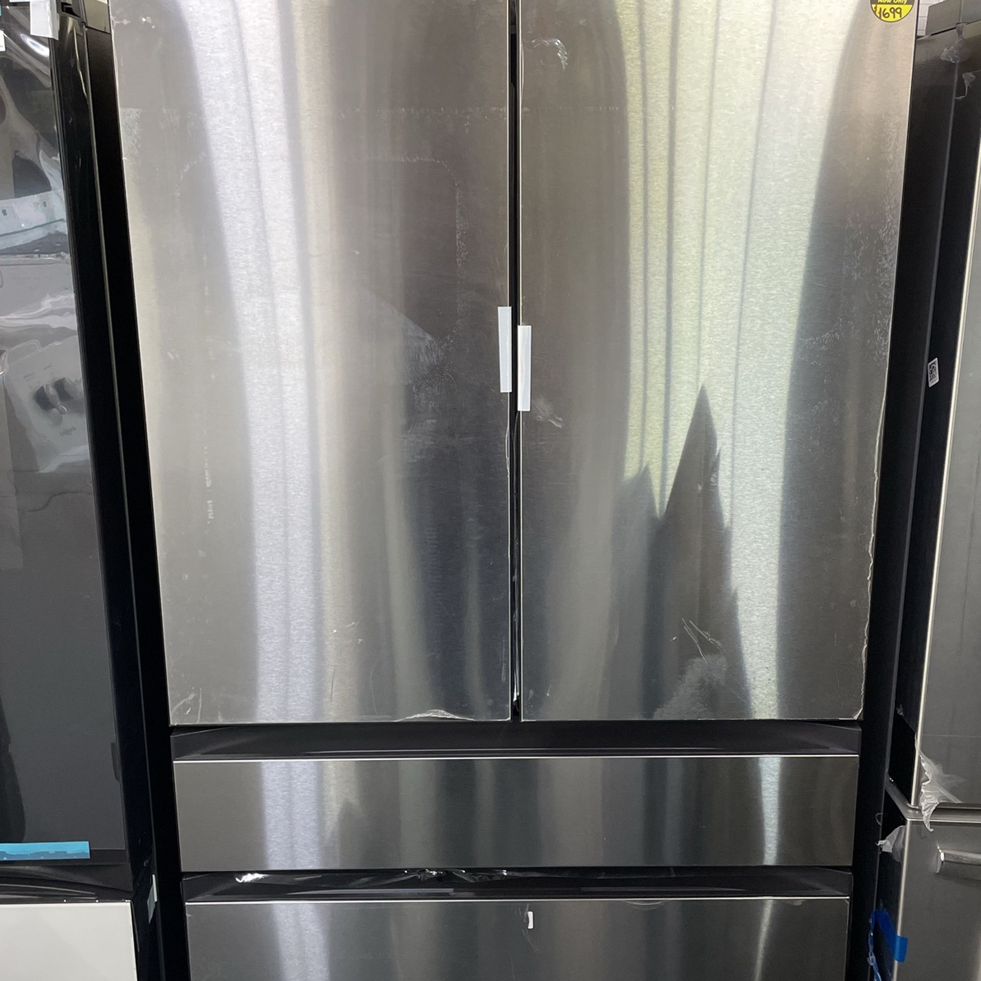 Samsung Bespoke Refrigerator 4 Doors French Doors In Stainless Steel