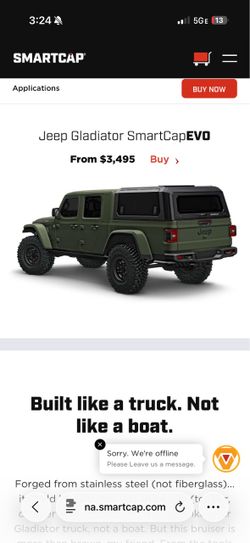 Jeep gladiator smart cap evo
