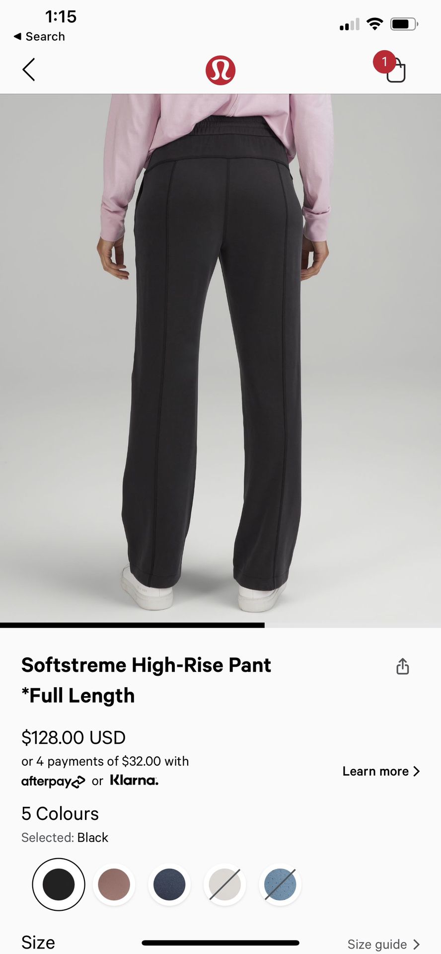 Lululemon Softstreme High Rise Pant for Sale in Tampa, FL - OfferUp