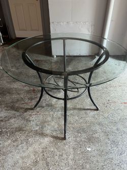 Glass table