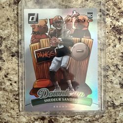 Shedeur Sanders Donruss Downtown