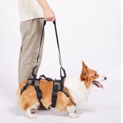 Coodeo Dog Lift Harness, Full Body Support & Recovery Sling, Pet Rear Leg Support Rehabilitation Lifts Vest, Dog Carrier for Senior Dogs with Joint In