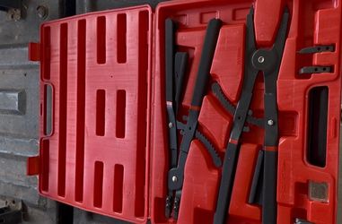 Retaining Ring Pliers Set Red case