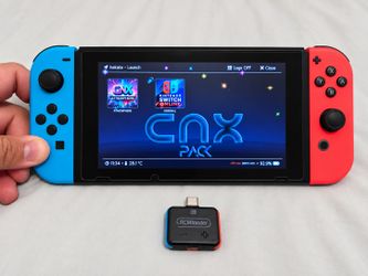 Nintendo Switch V1 + 64GB SD Card + Dock