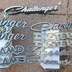 Dart Cuda Emblems Mopar