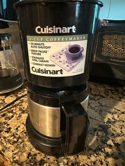Cuisinart 4-Cup Coffeemaker (model DCC-450BK)
