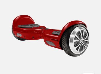 Swagtron Red Self-Balancing Hoverboard with Bluetooth speakers