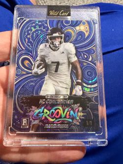 Wild Card KC Concepcion Groovin' Alumination Rookie 1/1