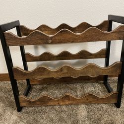 Wooden 12-Bottle Wine Rack