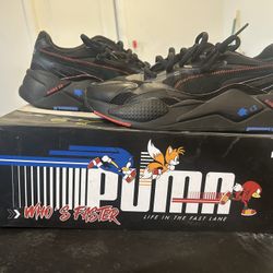 RS-X Sonic Black Puma Size 8.5 Men’s 