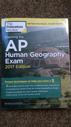 AP human Geography Princeton review book