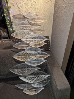 Wall decoration banana leaves