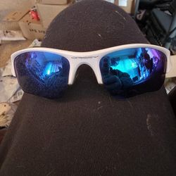 Two pairs of oakley Sunglasses, 3 Lenses, Cleaning Kit, And 1hard Case