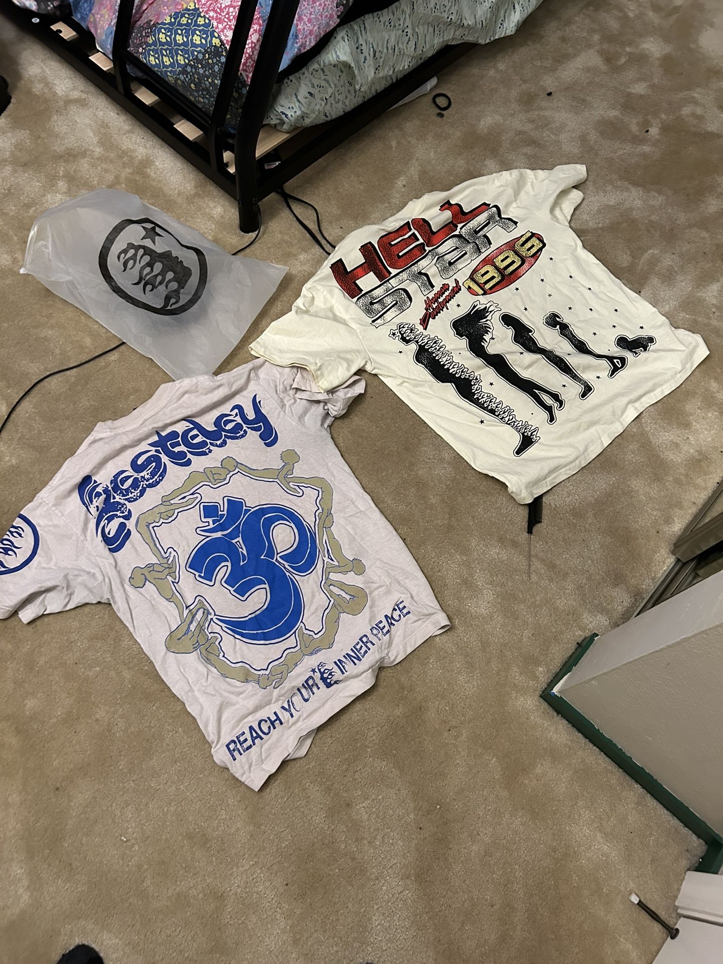 two hellstar shirts 150$ each