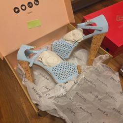 Baby Blue Heels