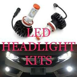 Led headlight bulb kit and hid lights kit conversion lights - any ride - Chevy SilverAdo Tahoe to Toyota tacoma tundra scion frs h11 9007 h13 9006